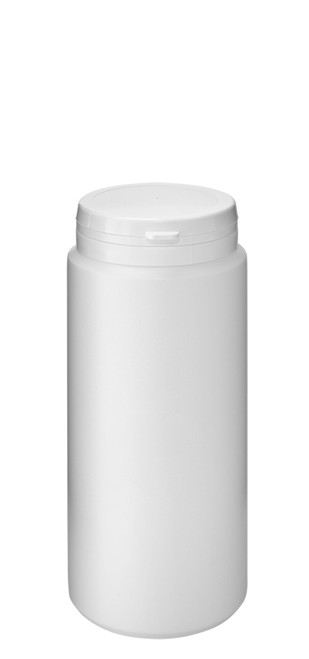 Pot à comprimés 400ml 58HG HDPE blanc #2